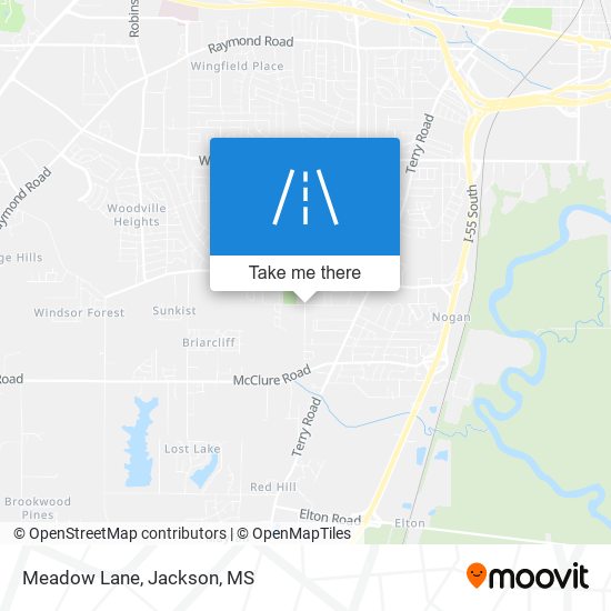 Meadow Lane map