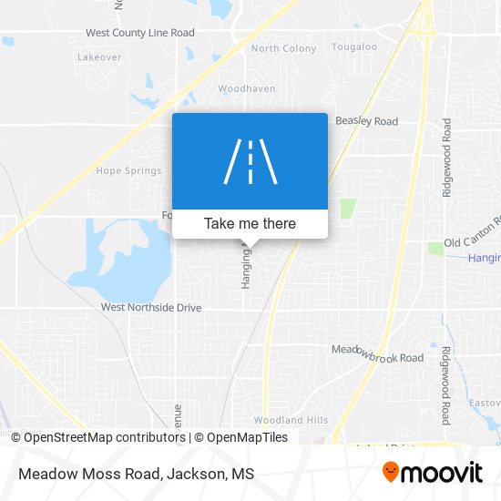 Mapa de Meadow Moss Road