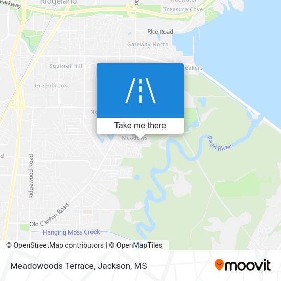Mapa de Meadowoods Terrace