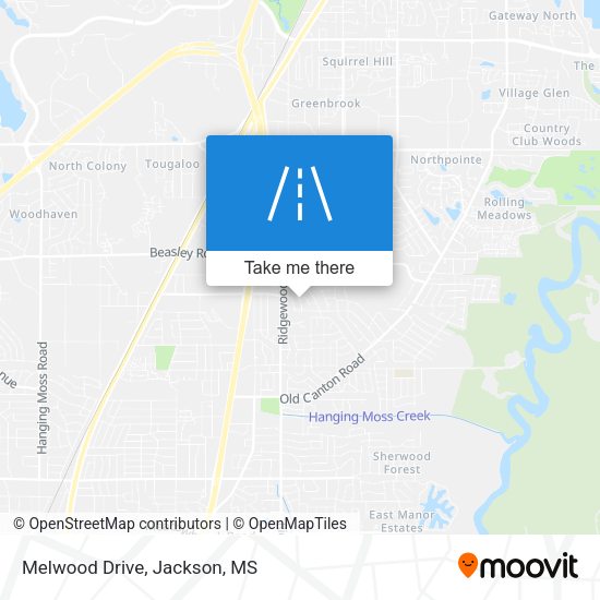 Mapa de Melwood Drive