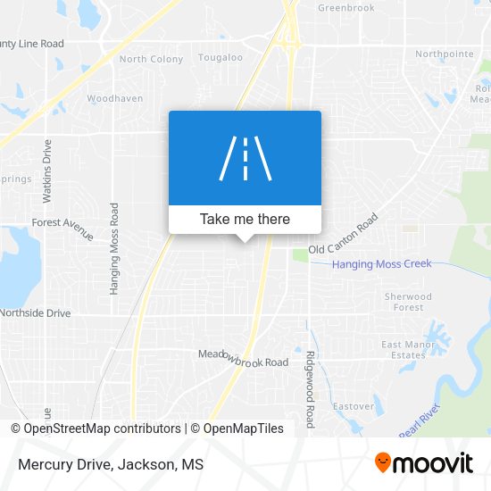 Mapa de Mercury Drive