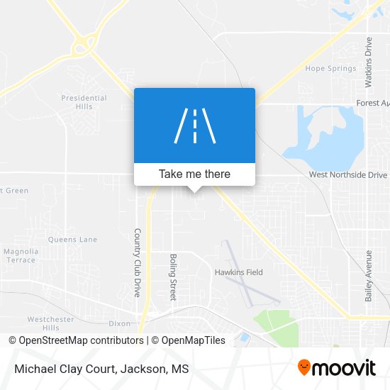 Michael Clay Court map