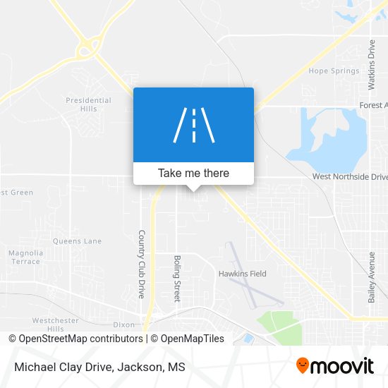 Mapa de Michael Clay Drive