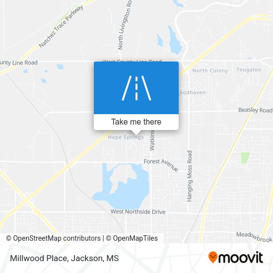 Mapa de Millwood Place