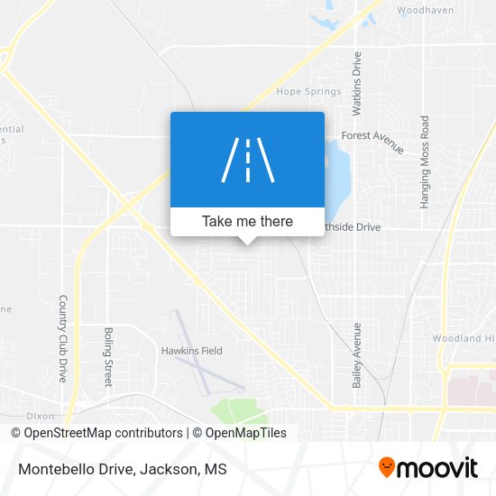 Montebello Drive map