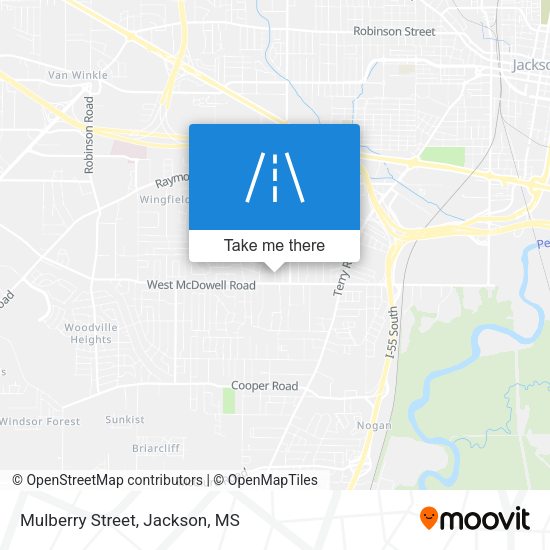 Mapa de Mulberry Street