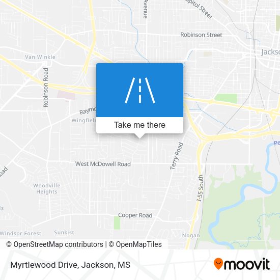 Mapa de Myrtlewood Drive