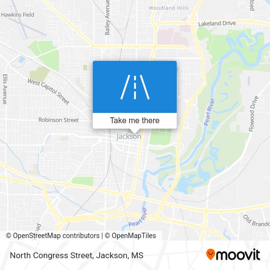North Congress Street map