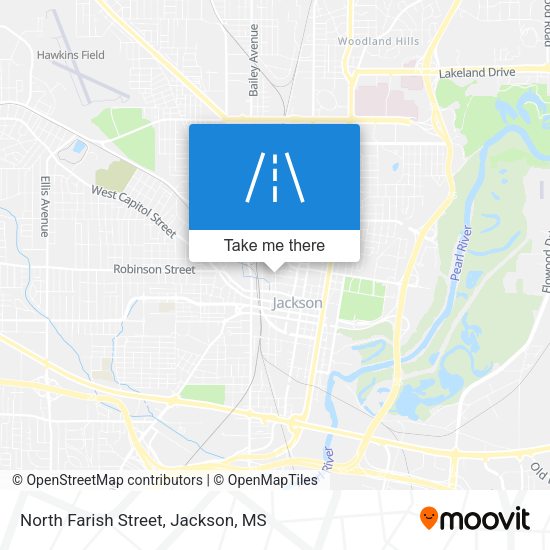 North Farish Street map