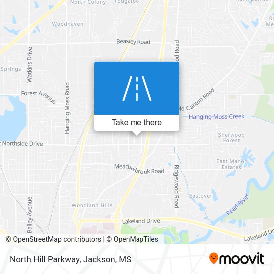 North Hill Parkway map
