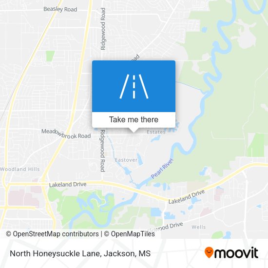 Mapa de North Honeysuckle Lane