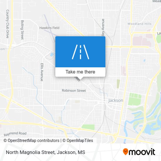 Mapa de North Magnolia Street