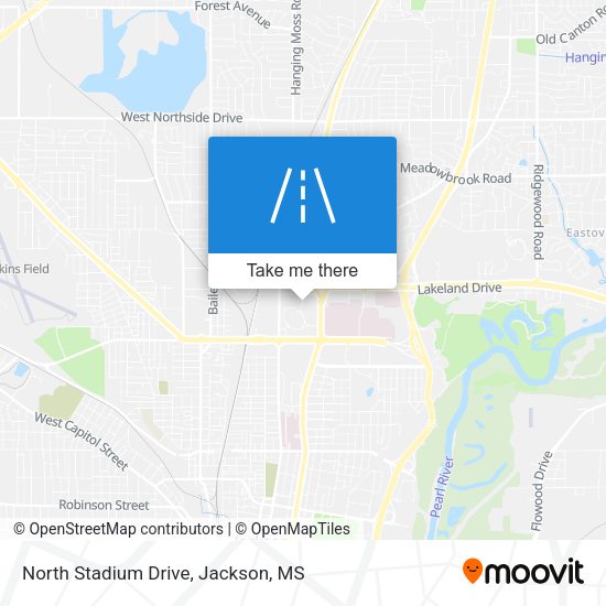 Mapa de North Stadium Drive