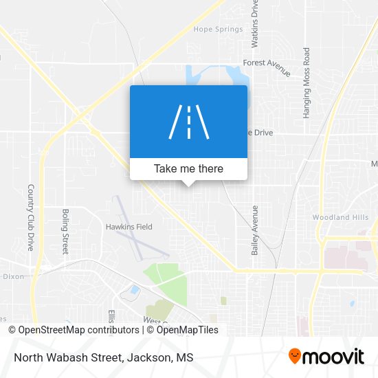 Mapa de North Wabash Street