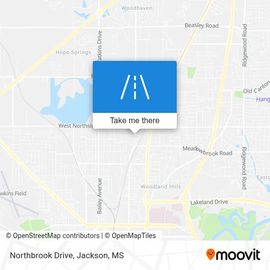 Northbrook Drive map