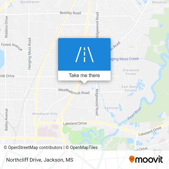 Northcliff Drive map
