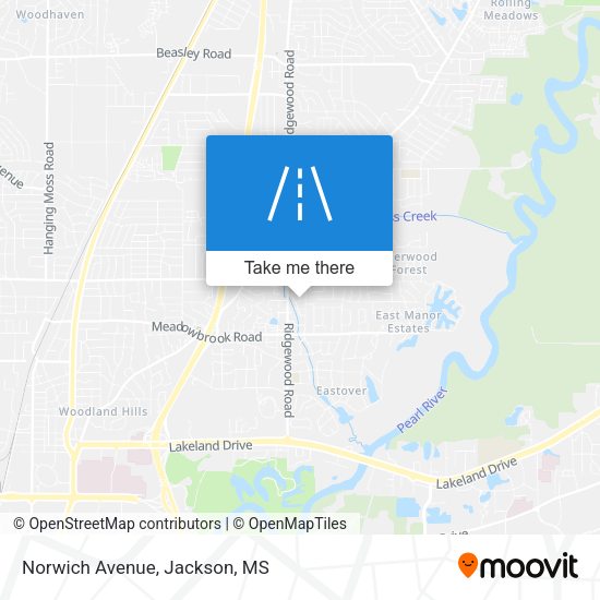 Mapa de Norwich Avenue