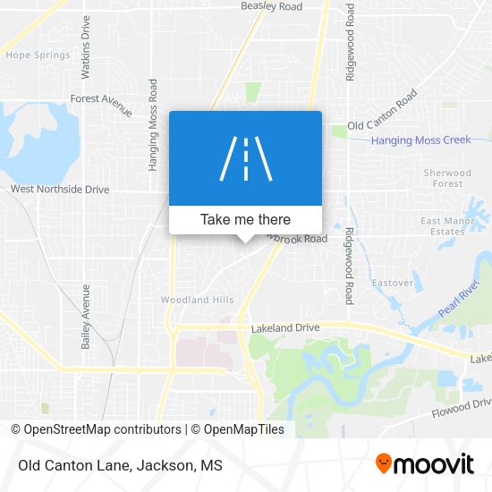 Mapa de Old Canton Lane