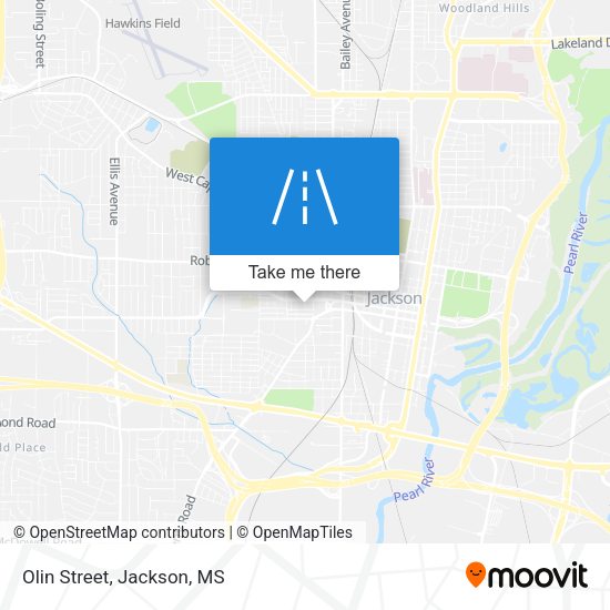 Mapa de Olin Street
