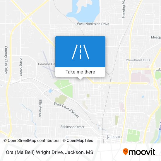 Ora (Ma Bell) Wright Drive map