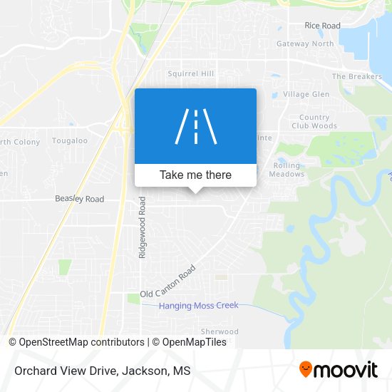 Orchard View Drive map