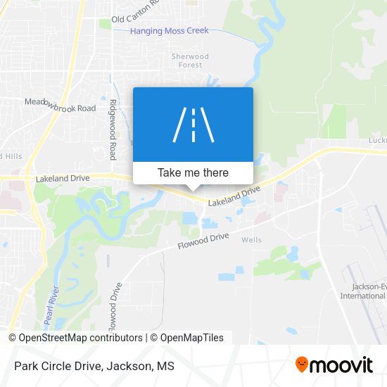 Park Circle Drive map