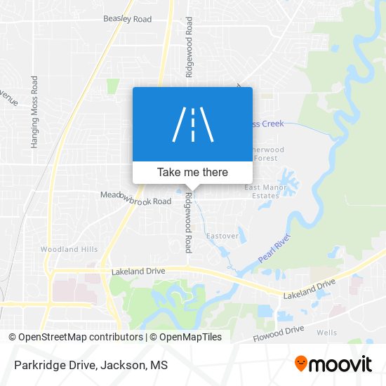 Parkridge Drive map