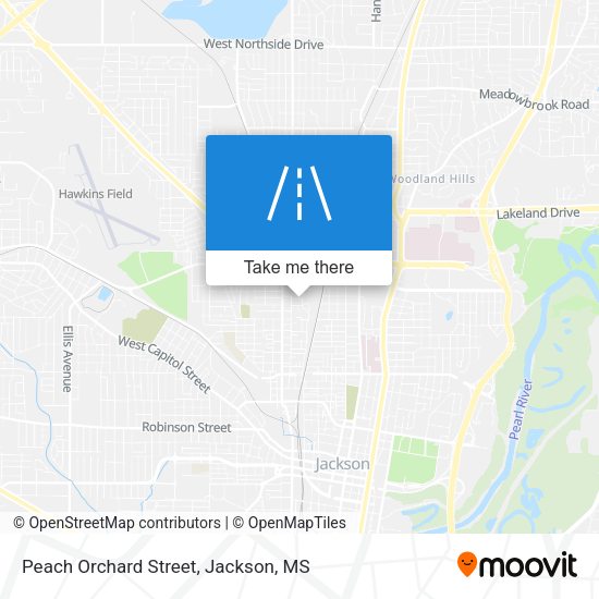 Mapa de Peach Orchard Street