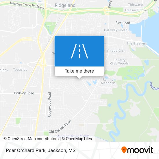Pear Orchard Park map