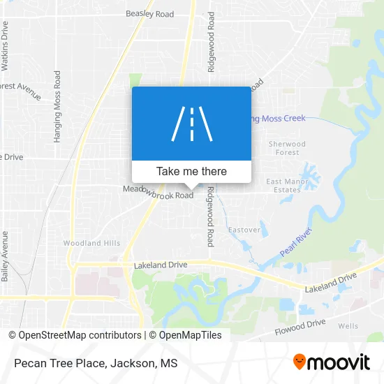 Pecan Tree Place map