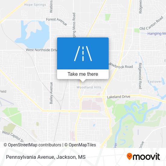 Pennsylvania Avenue map