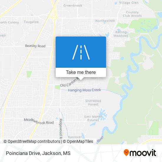 Poinciana Drive map