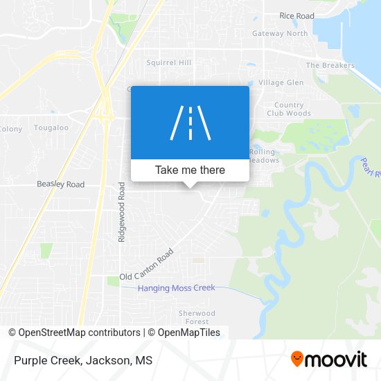 Mapa de Purple Creek