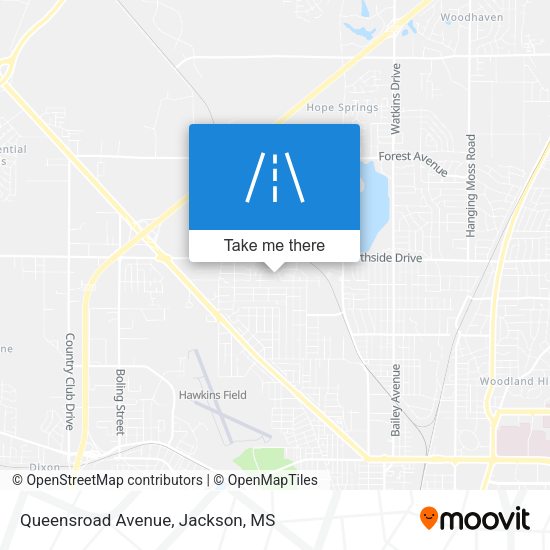 Queensroad Avenue map