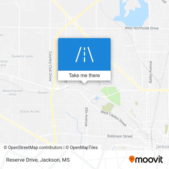 Mapa de Reserve Drive