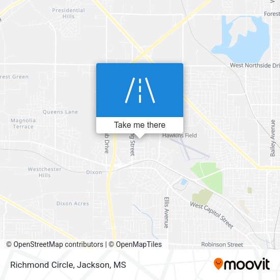 Richmond Circle map