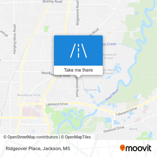 Ridgeover Place map