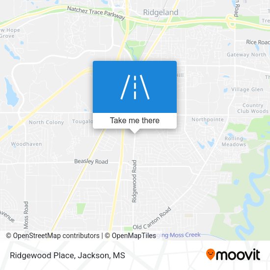Mapa de Ridgewood Place