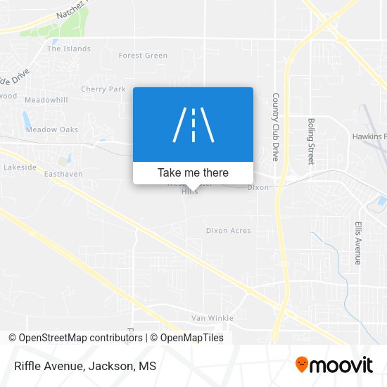 Mapa de Riffle Avenue