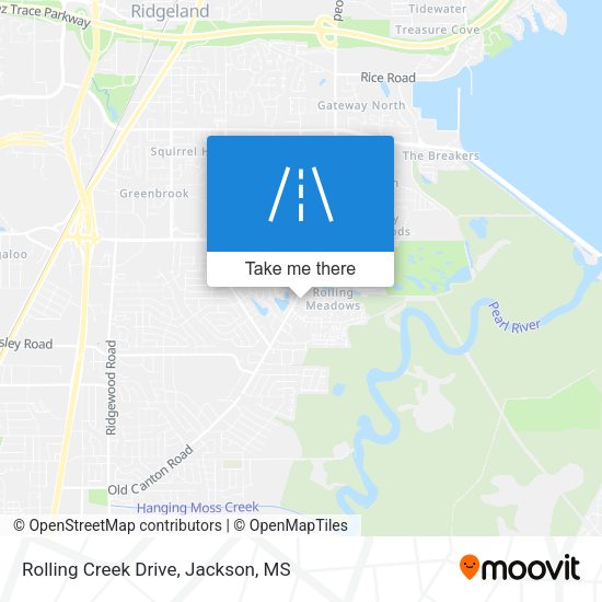 Rolling Creek Drive map