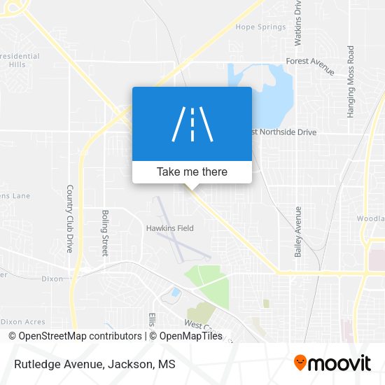 Rutledge Avenue map