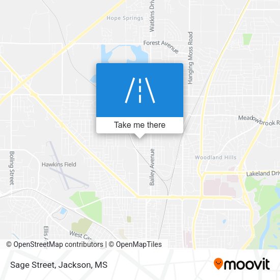 Mapa de Sage Street