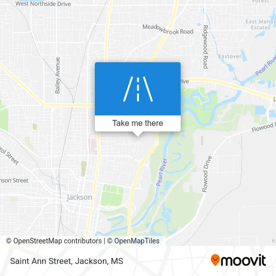Mapa de Saint Ann Street