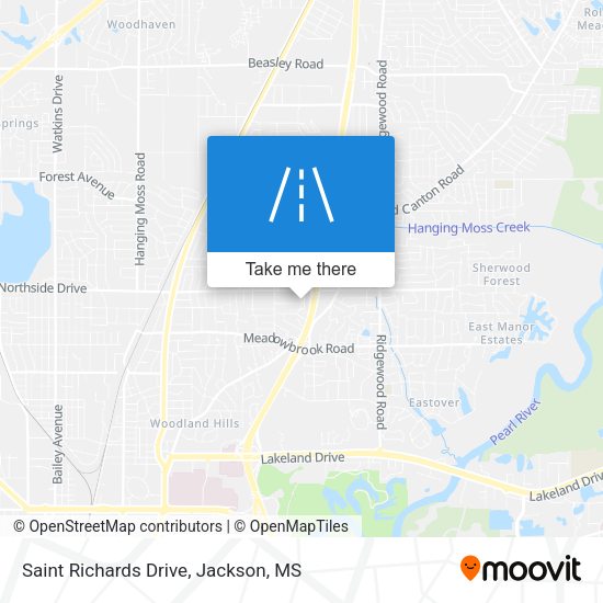 Mapa de Saint Richards Drive