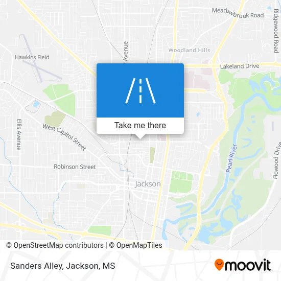 Sanders Alley map