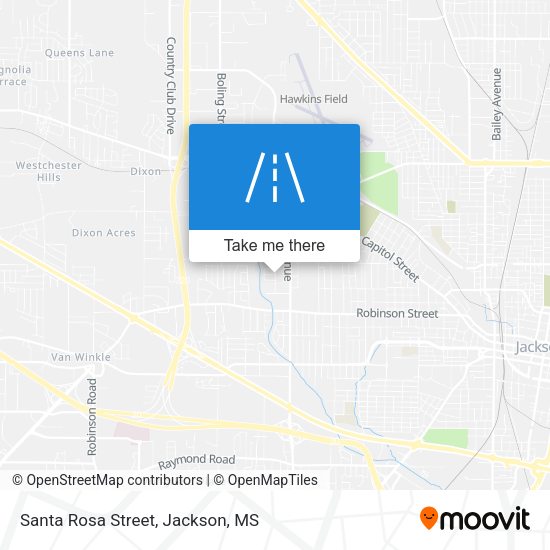 Santa Rosa Street map