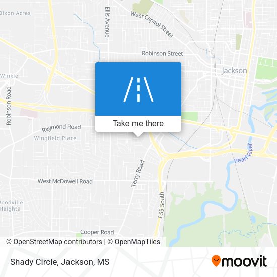 Mapa de Shady Circle