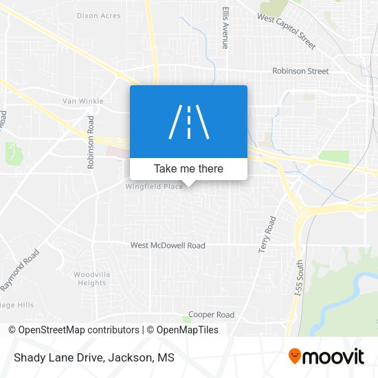 Mapa de Shady Lane Drive