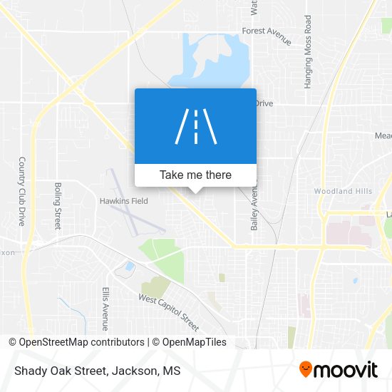Mapa de Shady Oak Street