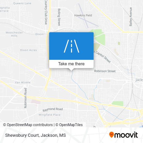 Mapa de Shewsbury Court